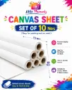 Thick Canvas Sheet for Art Work ( SET of 10 Nos) 