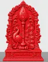 Om Muruga VELUM MAYILUM - RELIEF MODEL - RED