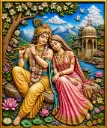 Lord RadheKrishna - Canvas Painting Kit 