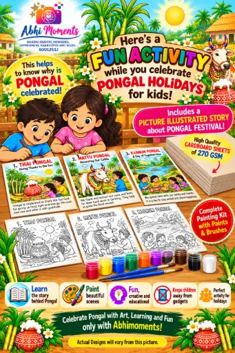 AGAN AGALYA Pongal Festival Activity Book for KIDS 
